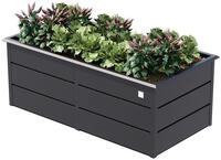 GFP Primeyard Lilly Hochbeet aus feuerverzinktem Stahl 175x75x78 cm &ndash; ergonomisch,