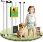 BOMI Tierschutzgitter Merle| Treppenschutzgitter ohne Bohren| Ideal als...