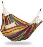Relaxdays H&auml;ngematte, XXL, H&auml;ngeliege 2 Personen, bis 300 kg, tragbar, In- &