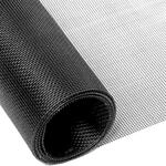 INTIRILIFE Fliegennetz aus Fiberglas Schwarz Meterware Breite 120cm Maschenweite