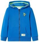 vidaXL Kinder Kapuzenpullover mit Rei&szlig;verschluss Sweatjacke Kapuzenjacke Blau...