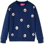 vidaXL Kinder Sweatshirt mit Blumenmuster Langarmshirt Pullover Pulli...