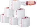 VEVOR Transparentes Packband, 76,2 mm Kern, 6 Rollen 76,2 mm x 59,436 m