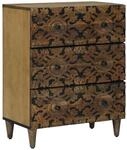 vidaXL Aufbewahrungs-Sideboard Braun 60 x 33,5 x 75 cm