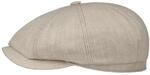 Stetson Hatteras Sustainable Uni Twill Flatcap Hellbeige Ballonm&uuml;tze Mit...