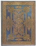 Blue Luxe (Luxe Design) Ultra Lined Hardback Journal (Elastic Band Closure):