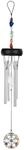 Sonic Energy Mini Chakra Chime &ndash; 30 cm, Silber &ndash; Kleines Windspiel mit