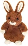 Teddy Hermann Herzekind 93988 Hase Luna Dunkelbraun 20 cm, Kuscheltier