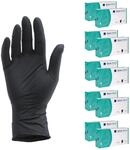 ABENA Nitrilhandschuhe S, 1000 St&uuml;ck &ndash; Einmalhandschuhe Schwarz, handschuhe
