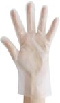 FRANZ MENSCH 2000 St&uuml;ck Hygostar TPE-Handschuhe Allfood Thermosoft, transparent,