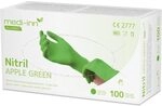 Medi-Inn+ Nitril Apple Green Einmalhandschuhe, apfelgr&uuml;n, puderfrei (L, 10 x 100 =