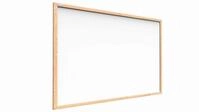 ALLboards Whiteboard mit Holzrahmen 120x90cm Magnettafel Wei&szlig; Magnetisch, Trocken
