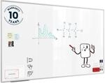 Allboards, magnetisches Whiteboard mit Expo-Alurahmen, trocken abwischbar und