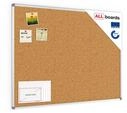 ALLboards Pinnwand mit Aluminiumrahmen 120x90cm, Korktafel Korkwand Pinnwand...