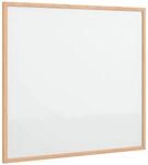 vidaXL Magnetisches Whiteboard mit Rahmen aus massivem Kiefernholz 60 x 55 cm