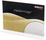 Deflecto Tischaufsteller Classic Image, gerade, A5, Querformat, 210 x 150 x 73 mm,