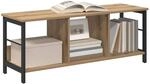 vidaXL B&uuml;cherregal Artisan-Eiche 102 x 32 x 40,5 cm Holzwerkstoff, Industrielles