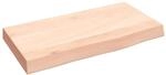 vidaXL Wandregal, Holzregal Regal Handgefertigt mit Baumkante, Wandboard Regalbrett