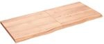 vidaXL Wandregal, Holzregal Regal Handgefertigt mit Baumkante, Wandboard...