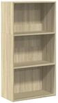 vidaXL B&uuml;cherregal, B&uuml;cherschrank Regal mit Stauraum, Standregal f&uuml;r...