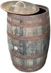 Temesso Originales schottisches Whiskyfass als Regentonne, Eichenfass, Holzfass,