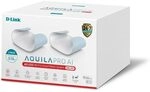 D-Link AQUILA PRO AI M60 - WLAN-System 2 Router bis zu 510 m&sup2; Netz 1GbE 2.5GbE...