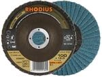RHODIUS ALPHAline LSZ F2 F&auml;cherschleifscheibe 100 x 16,00 mm K40 10 Stk