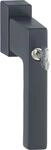HOPPE Fenstergriff TOULON - Sperrzylinder+Secustik, VK 7 x 32 - 42 mm, schwarz