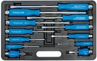 SW-Stahl S7890 Schraubendrehersatz 12-teilig schlagfest Schlitz+Kreuz PH I