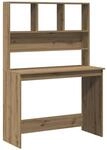 vidaXL Schreibtisch mit Regal Artisan-Eiche 102x45x148cm Holzwerkstoff