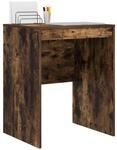 vidaXL Schreibtisch Ger&auml;ucherte Eiche 60 x 50 x 76 cm, Kompakter Schreibtisch,