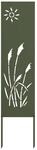 vidaXL Garten Sichtschutz-Leinwand Olivgr&uuml;n 32 x 140 cm, Garten und Terrasse,
