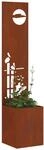 vidaXL Garten Sichtschutz-Leinwand Rostig 32 x 150 cm Wetterfeststahl,...