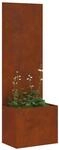 vidaXL Garten Sichtschutz-Leinwand Rostig 50 x 32 x 150 cm, Garten und Terrasse,