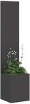 vidaXL Garten Sichtschutz-Leinwand Schwarz 32 x 32 x 150 cm, Dekorative...