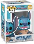 POP Funko Disney Lilo & Stitch - Stitch in Sand | Offizielles Cartoon/Animation Merch