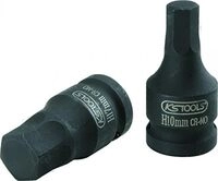 KS Tools 911.0903 1/2" Kraft-Bit-Stecknuss Innensechskant, kurz, 5 mm