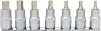 KS Tools 911.1320 1/2" Bit-Stecknuss-Satz Innensechskant, kurz, 7-tlg.