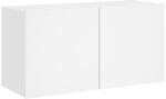 vidaXL TV Wandschrank, TV Schrank mit viel Stauraum, Wandmontage Fernsehschrank