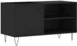 vidaXL Plattenschrank, Schallplattenschrank mit viel Stauraum, Plattenspieler...