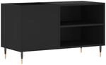 vidaXL Plattenschrank, Schallplattenschrank mit viel Stauraum, Plattenspieler...