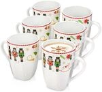S&Auml;NGER | Kaffeetassen Set Bilgola Nussknacker Design 6 tlg, Kaffeebecher...