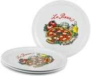 Creatable, 24440, Serie Milano - La Pizza, 4-teiliges Geschirrset f&uuml;r 4 Personen,