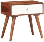 vidaXL Beistelltisch 45x30x45 cm Massivholz Akazie, Ablagetisch, Sofatisch,
