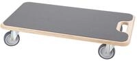 D&ouml;rner + Helmer Transportroller Duo-Soft, 590mm x 290mm x 120mm, 200 kg...