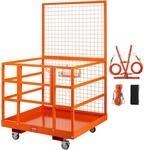 VEVOR Arbeitsb&uuml;hne Stapler 635kg Sicherheitskorb Hochbelastbarer Stahl...