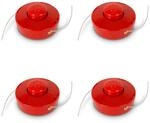 EBERTH 4X Fadenkopf (4 St&uuml;ck), Gewinde M10 x 1,25 Links, Drahtst&auml;rke 3mm,
