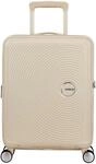 American Tourister Soundbox Spinner 55/20 TSA EXP Trolley Coconut Sand Creme