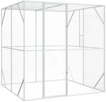 vidaXL Vogelk&auml;fig Anthrazit 209 x 202 x 214 cm Verzinkter Stahl, Garten und