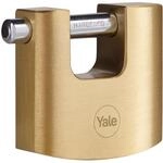 Yale Y114B/70/113/1, Hochsicherheit, 70 mm, Messing, Shutter Vorh&auml;ngeschloss,